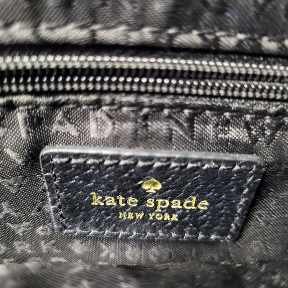 Kate spade Shoulder Bag Black and white Cow leather Purse - Picture 9 of 11